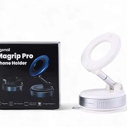 Bigsmall Pro Magnetic Car Phone Holder, 360° Rotation, Adjustable Arm, Strong Suction, Android, iPhone and Laptop Compatible | Universal Mobile Holder | 6-Month Warranty (White, Pack of 3)-3