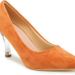 Women's Orange Color Pumps (SBD1142_Rust_39)-picture-15