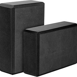 SACHI SPORTS Essentials Yoga Block (Set Of 2) - Supportive Latex-Free Eva Foam Soft Non-Slip Surface For Yoga, Pilates, Meditation-picture-3