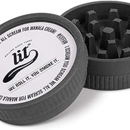LIT Biodegradable Herb Grinder(Black) - Herb Crusher | Grinder Large | LITAF Accessories (Herb Grinder | Herb Crusher 52 mm)-image-45
