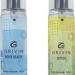 Grivin Long Lasting Body Perfume 100 ML (River Heaven & Joyfull)-image-45