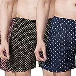 Men's Regular Fit Shorts Cotton Blend Soft & Comfortable Printed Regular Boxer-image-18