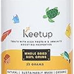 KEETUP Dried Black Soldier Fly Larvae Treat Fish Food (55 Grams) For Arowana Oscar, Flowerhorn & Other Carnivorous Fishes Omega 3 & 6, 50X More Calcium Than Worms, All Life Stages-image-17