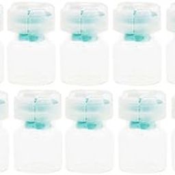 Enakshi® 2xLots 10pcs Empty Clear Glass Dram Bottles Vials With Black Screw Cap Blue 3ml|Health & Beauty | Makeup | Eyes | Eyebrow Liner & Definition-image-22