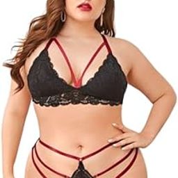 GLORETREND Women Baby Doll Bra Panty Dress Nightwear, Designer Transparent Net Western Dress Sexy wear for Nights with G-String Panty.-picture-18