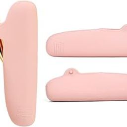 Travel Makeup Brush Holder, Magnetic Anti-fall Out Silicon Portable Cosmetic Face Brushes Holder, Soft Sleek and Waterproof Makeup Tools Organizer for Women-image-82