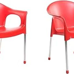 Cello Metallo Chair Red Set of 2-image-0
