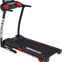 Hercules Fitness Motorized Treadmill with Incline, MP3, User weight 120 Kg with installation support - Home Gym Cardio Treadmill-10