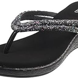 metro Women Synthetic Leather Wedge Heel Sandal-picture-2
