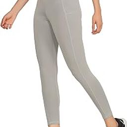 Imperative Neu Look Stretchable Gym Wear Leggings Ankle Length Workout Pants With Phone Pockets | Mid Waist Sports Fitness Yoga Track Pants For Girls & Women's (Lgrey, Size - M)-image-27