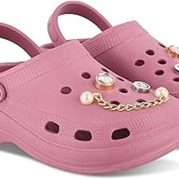 Women Jewel Ultra Premium Casual Clogs/Sandals with Adjustable Back Strap for Adult | Comfortable & Light Weight | Stylish & Anti-Skid | Waterproof & Daily Mules for Ladies-picture-35