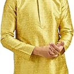 Men's Art Silk Self Design Kurta (1pc)-image-70