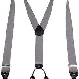 chuongkaiye Men's Buckle Suspenders with Four Clips Adjustable Strap Y Back Suspender-picture-18