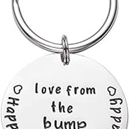 First Father Day Gifts Love From The Bump Happy Father Day Gift Daddy to Be Gift Keychain Father To Be Gifts-image-99