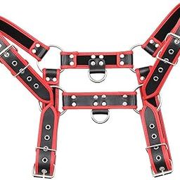 Mens Leather Chest Strap Body Harness Belts Adjustable Clubwear Costume Props | Mens Clothing |Other Mens Clothing-image-89