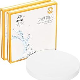 PATIKIL 200Pcs 18cm Qualitative Filter Paper Circles, Fast Speed Round Laboratory Filter Paper Chemical Industrial Oil Testing Funnel Filter Paper-image-29