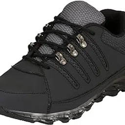 eego italy Black Genuine Leather Men's Steel Toe Safety Shoes-picture-29