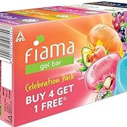 Fiama Di Wills Gel Bar Celebration Pack, 125G (Buy 4 Get 1 Free), 625 G, Multicolor-image-72