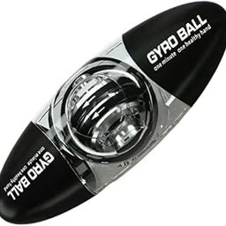The AutoStory Advanced Gyro Wrist Strengthener Ball - Enhancing Arms, Fingers, and Wrists with Auto-Start Technology for Powerful Muscles and Bones (Bag Included) (Platinum Core, Big Oval, Black)-image-64