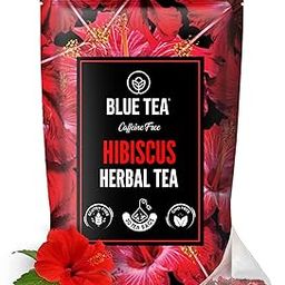 BLUE TEA-Hibiscus Tea-30 Tea Bags-Plant Based|SKIN GLOW ENHANCING TEA|Vitamin- C Rich-Flower Based-Herbal Tea-Caffeine Free-Tangy Flavor-Non-GMO| Featured In Shark Tank|Zipper Packaging-image-6