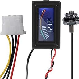 Digital Thermometer, Water Cooling Equipment Outdoor Thermometer Garden 5V-24V Wide Voltage for Pool for Outside-19