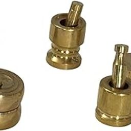 Miniature Brass Gowramma Set/Varalaxmi Pooja Set/Grinder Set Home Decor Showpiece | Antique-Style Table Decor | Toy Kitchen Playsets | Gift for Special Occasions-image-31