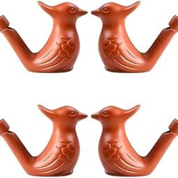 Toypur Handcrafted Clay Bird Water Whistle - Delightful Toy for Boys and Girls, Mud Bird Whistle (Pack of 4)-image-13