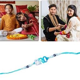 The Print verse SKYBRO Charm Rakhi with 2 Pcs Custom Metal Fridge Magnets|3 * 3Inch|No Colour Fade|Rakhi with Fridge Magnet Combo|Unique Return Gift for Brother/Sister|Premium Designer Trendy Rakhi-image-86