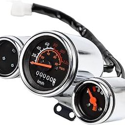 Minho Motorcycle Gas Gauge Speedometer Odometer Tachometer for Chinese 50cc 90cc 125cc 150cc Joker Scooter-picture-21