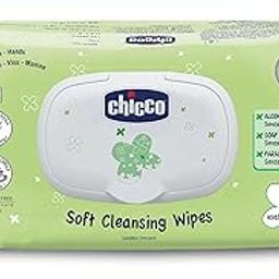 Chicco Soft Cleansing Baby Wipes, 72 pieces, Fliptop Pack | Wet Wipes Ideal for Nappy, Face and Hands | Dermatologically Tested, No Phenoxyethanol, No Parabens, No Alcohol, Soap-Free-image-3