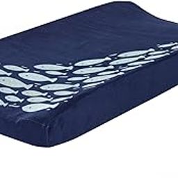 Lambs & Ivy Oceania Diaper Changing Pad Cover - Blue Fish-picture-29