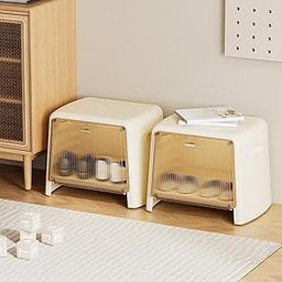 Ottoman Foot Rest with Storage Storage Bench for Dressing Room Home Entryway-image-7