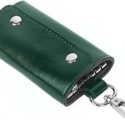 Instabuyz Purple Key Pouch/Wallet Key Chain Stylish/Purple Wallet Key Chain/Purple Key Pouch/Leather Wallet Key-Chain-image-0