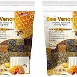 New Bee Venom Foot Patches (10patch x pack of 1) Stress Relief Detox Patch Solution for Men & Women - 100gm (Pack - 2)-31