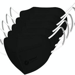 Promisca N95 Face Mask Ear Loop Style Protective 5 Layered Filtration with Melt Blown and Hot Air Cotton Layers (Pack of 5)-17