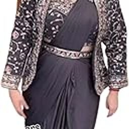 Lehenga Saree For Women's And girls Ready To Wear Saree & Koti Set For Womens Bollywood Style Rangoli Silk Fabric With Stiched Blouse-picture-11