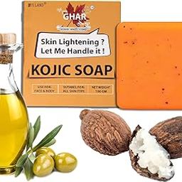 Apne Ghar Ka Soaps Kojic Acid 2% Soap with Niacinamide | For Pigmentation, Sun damage, Brightening Underarm & Reduces Dark Spot | Soap for Men & Women | Suitable for All Skin Types (Pack OF 1)-20