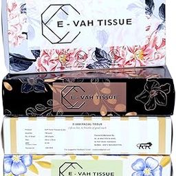 E-Vah UltraSoft Facial Tissues - Hypoallergenic 2-Ply Tissue Paper, Pack of 4 Boxes (100 Sheets Each), Gentle on Skin, Soft and Hypoallergenic, Perfect for Sensitive Skin and Daily Use-image-53