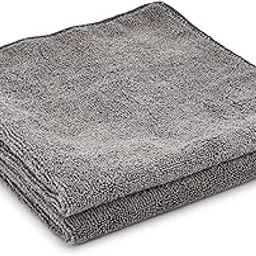 MOTORPROTEK Microfiber Cloth- 2 pcs - 40x40 cms - 350 GSM Grey! Thick Lint & Streak-Free Multipurpose Cloths - Automotive Microfibre Towels Perfect for Car Bike Cleaning Polishing Washing & Detailing-image-97