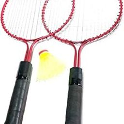 Esha MOREMON® Kids Racquet Set with Plastic Multicolour Shuttles Badminton Racquet (Pack of: 2)-10