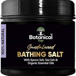 LEANBEING Botanical Sage- Sandalwood Bathing Salt 500G For Body&Foot Spa|Calming,Relaxing,Aromatherapy|Infused With Essential Oils-image-41