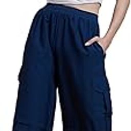 Women's Baggy Fit High-Rise Track Pants| Cargos Trousers|Track Pants for Women|Trousers for Women|Pants for Women-image-42