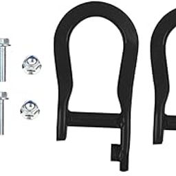 VELURA Front Tow Hooks 84072463 Accessories for Silverado 1500 07-18 Black|1 Car Trunk Switch|Towing & Hauling| Parts & Accessories-image-2