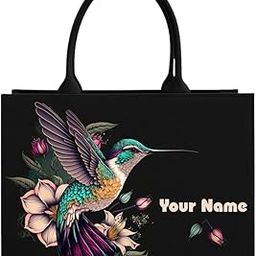 Nixastyle Women's Printed Customised Tote Bag for Collage Office Travelling Made of Cotton Denim Canvas, Washable-image-26