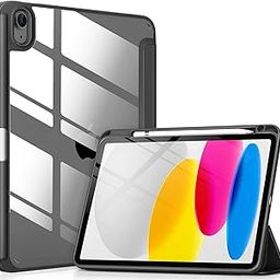 Robustrion Cover for iPad 11th (A16) / 10th Generation Cover Case (2025/2022) [Pencil Holder] (Right Side) [Auto Sleep Wake], Trifold Flip Stand Case for iPad 10th Gen / 11th Generation - Black-28