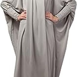 Women’s One‑Piece Ready‑to‑Wear Jilbab Robe with Tie‑Back Smoking‑Sleeve Design, Islamic Prayer Wear for Hajj Umrah, Hijab Abaya for Ladies.-image-37