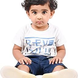 Boy's Casual Cotton Half Sleeve Round Neck Printed T-Shirt & Short Jeans Combo Set-image-51