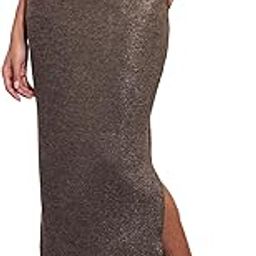 Women Self Design Stretchable Mid-Rise Side Slit Maxi Party Pencil Skirt-image-2