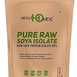 Plant-based protein that is 100% vegan and lactose-free/HealthOxide Soy Protein Isolate 90% - Unflavored (1kg)-image-15