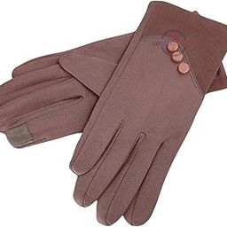 Tomorrow Women Cute design Plush Fur Cuff Winter Gloves Warm Windproof Cold Resistant Warm Velvet Inside Touch Screen Gloves For Girls-image-42